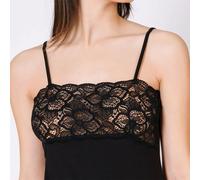 Top donna spalla stretta micromodal e pizzo Egi 1135