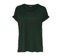 Top donna T-shirt basic monocolore girocollo manica corta solo.
