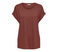 Top donna T-shirt basic monocolore girocollo manica corta solo.