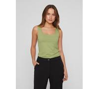 Top donna VILA scollo a barca aderente design senza maniche basic maglietta esti