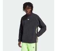 Top Drill in tessuto Adicolor adidas Black / Signal Green L