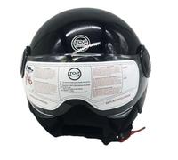 TOP DRIVE ACCESSORI PER AUTO CASCO MOTO SCOOTER JET SEMI INTEGRALE SIRIO LUCIDO. CON VISIERA ANTIRIFLESSO. OMOLOGATO ECE 22.05 TG XL 60/61 NERO