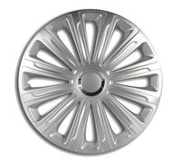 TOP DRIVE COPRICERCHI SILVER TREND 15 I nostri copricerchi sono prodotti con materiale ABS di alta qualita', conosciuto per la sua stabilita', forza Con verniciatura ad acqua