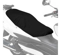 TOP DRIVE Coprisella Universale impermeabile, telo sella adattabile Scooter e Moto, colore nero, con borsa