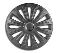 TOP DRIVE Set 4 Copricerchi 16" Pollici Universali Coppe Copri Ruota Borchie 16 GR- TREND