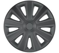 TOP DRIVE Set 4 Copricerchi 16 Pollici Universali Coppe Copri Ruota Borchie GRAFI AVIATOR in ABS Antiurto