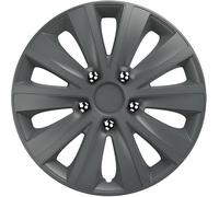 TOP DRIVE Set 4 Copricerchi 16 Pollici Universali Coppe Copri Ruota con Borchie 16 Grafi in ABS Antiurto