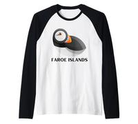 Top e Accessori per Birdwatching da Viaggio Isole Faroe Maglia con Maniche Raglan