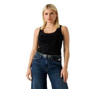 Guess, ,Tops ,Donna ,Nero ,XS Canotta senza maniche con strass