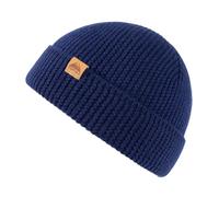 TOP-EX 100% lana merino Fisherman Beanie uomo e donna, maglia elasticizzata, caldo berretto invernale per attività all'aperto, M-XXL, Metropolitana Blu Navy, Medium-Large