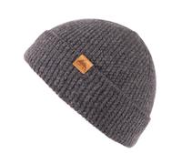 TOP-EX 100% lana merino Fisherman Beanie uomo e donna, maglia elasticizzata, caldo berretto invernale per attività all'aperto, M-XXL, grigio cemento, Medium-Large