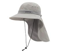 Top-Ex Cappello da sole da uomo con protezione per il collo - Protezione UV 50+, cappello da escursionismo con tecnologia refrigerante, tesa larga e pieghevole, cappello da pescatore per attività