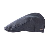 TOP-EX Cappello piatto da uomo per golf o abbigliamento casual, elegante cappello con visiera per golf, pesca, tiro, passeggiate e caccia, 57-65 cm (M-XXXL), Blu navy (similpelle), Large/X-Large