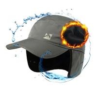 TOP-EX Oversize XL XXL Uomo Impermeabile Inverno Baseball Cap Pile Earflap Trapper Cappello per il Freddo Grande Testa, 94613_grigio, L