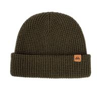 TOP-EX XL/XXL 50% lana merino waffel berretto invernale uomo donna fisherman Beanie trawler berretto maglia giallo caldo, Verde militare (cialda), M/L