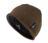 TOP-EX XL/XXL Berretto invernale da uomo in lana caldo foderato in pile con teschio reversibile, 96591_verde militare, M/L