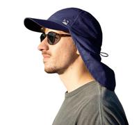 TOP-EX XL/XXL Cappellino da baseball impermeabile da uomo con aletta per il collo, protezione UV, cappello da sole da donna, pieghevole, cappello estivo Safari, per escursioni, outdoor, traspirante,