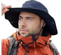 TOP-EX XL/XXL Cappello da sole da uomo a tesa larga UPF 50+ & impermeabile, grandi cappelli estivi per escursioni, trekking, pesca, campeggio, vela, pieghevole, regolabile, traspirante, Large/X-Large