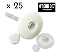 TOP-FIX RONDELLE NYLON SPECIFICHE PER ALVEOLARE 6mm-10mm-16mm - 25 PEZZI