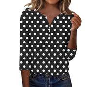 Top floreale da donna UK scollo a V bottoni camicette a maniche lunghe | Camicette floreali da donna UK eleganti top da donna camicie vintage stampate da donna tunica con bottoni