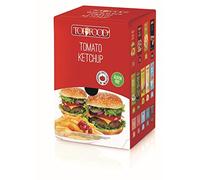 TOP FOOD Tomato Ketchup con Pomodoro Italiano in Bustine Monodose TopFood Box 100x12g - Senza Glutine