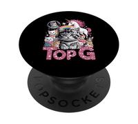 Top G Gattini Carini Unicorno Arcobaleno PopSockets PopGrip Adesivo