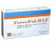 TOPFARMA integratore alimentare di ferro ferrofol b12 30 compresse