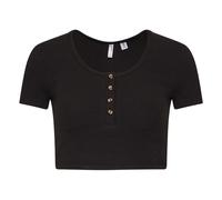 Top Guess da donna camicia nera con bottoni S