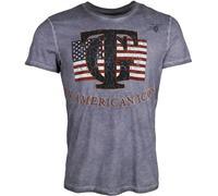 Top Gun 1113, maglietta S male Blu