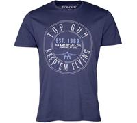Top Gun 2109, maglietta S male Blu Scuro