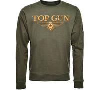 Top Gun 3005, felpa 4XL male Oliva