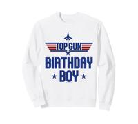 Top Gun Birthday Boy Stars Felpa