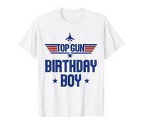 Top Gun Birthday Boy Stars Maglietta