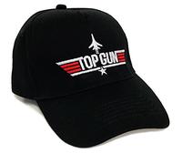 Top Gun Cappellino da baseball/piloti con licenza originale, nero, taglia unica, Nero , Taglia unica