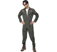 Top Gun Costume Adulto Volo Abito Pilota Costume Uniforme Donna Uomo