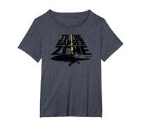 Top Gun Danger Zone Maglietta, Donna Plus-Size, Pervinca, 2X