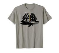 Top Gun Danger Zone Maglietta, Uomo, Ardesia, 3XL