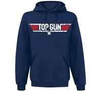 Top Gun PM-3-TTG009-H26-9 Hooded Sweatshirt, Navy, L Uomo