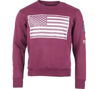 Top Gun Game, Felpa 3XL male Rosso Scuro