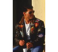 TOP GUN Giacca In Pelle Da Pilota Dell'Aviazione Navale Per Uomo