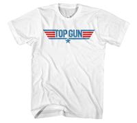 Top Gun - Logo - American Classics - T-Shirt A Maniche Corte Bianca