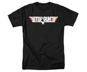 Top Gun - Logo - T-Shirt Corto Maniche per Adulto Unisex - Nera