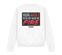 Top Gun Mach 2 Hair On Fire Felpa Adulto Unisex (TV12970)