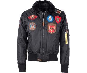 Top Gun Machine, giacca in tessuto XXL male Nero