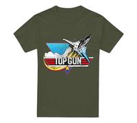 Top Gun Maglietta Logo Effetto Invecchiato Uomo (TV6888)