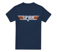 Top Gun Maglietta Logo Effetto Invecchiato Uomo (TV6959)