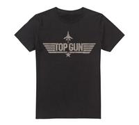 Top Gun Maglietta Logo Monotone Uomo (TV7064)