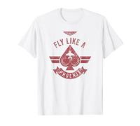 Top Gun: Maverick Fly Like A Phoenix Spade Card Logo Maglietta