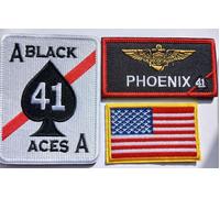 Top Gun Maverick Lotto 3 Ecussoni Cosplay Natasha Phoenix Trace Patches