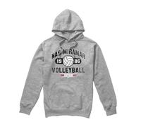 Top Gun Nas Miramar Volleyball Felpa con Cappuccio Uomo (TV9049)